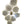 Load image into Gallery viewer, Pair of Eight-Arm Brass & Hand-Blown Murano "Honeycomb" Flush Mount Chandelier