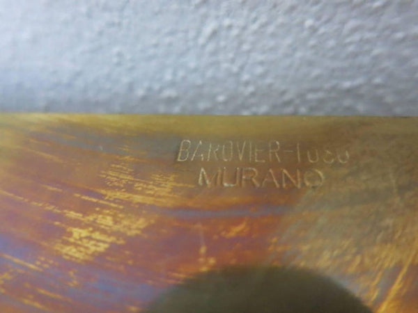 Set of Thirteen Oversized Murano Shell Sconces by Barovier e Toso, Italy, 1950's