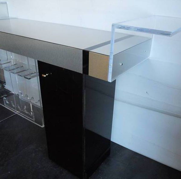 Modernist Lucite Bar Set