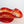 Load image into Gallery viewer, Vintage Red Murano Ruffled Glass Bowl by Camozzo