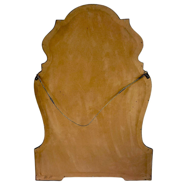 Pair of Chippendale Style Red Horn & Resin Wall Mirrors. U.S.A. 1980's.