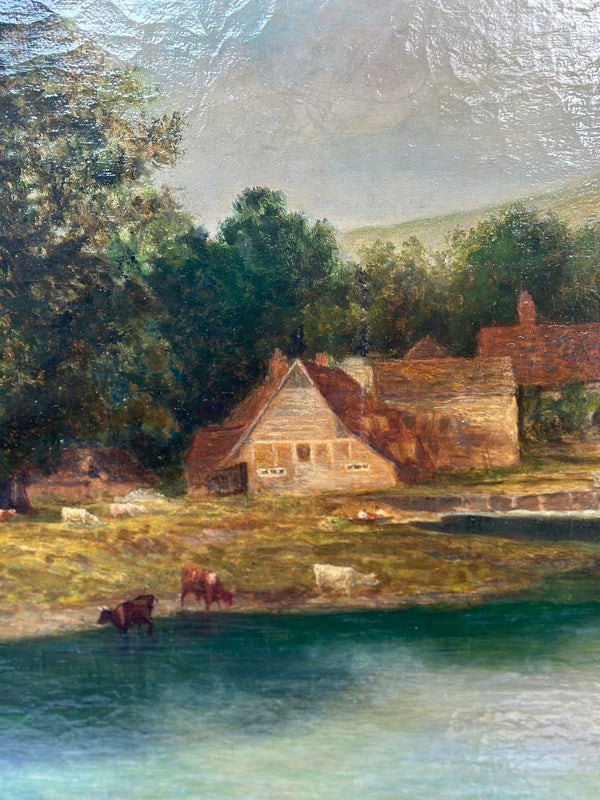Late 19th Century Landscape by C.J. Perry