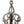 Load image into Gallery viewer, Pair of French Silver Leaf Wrought Iron Chandeliers w/ Rock Crystal–20th Century