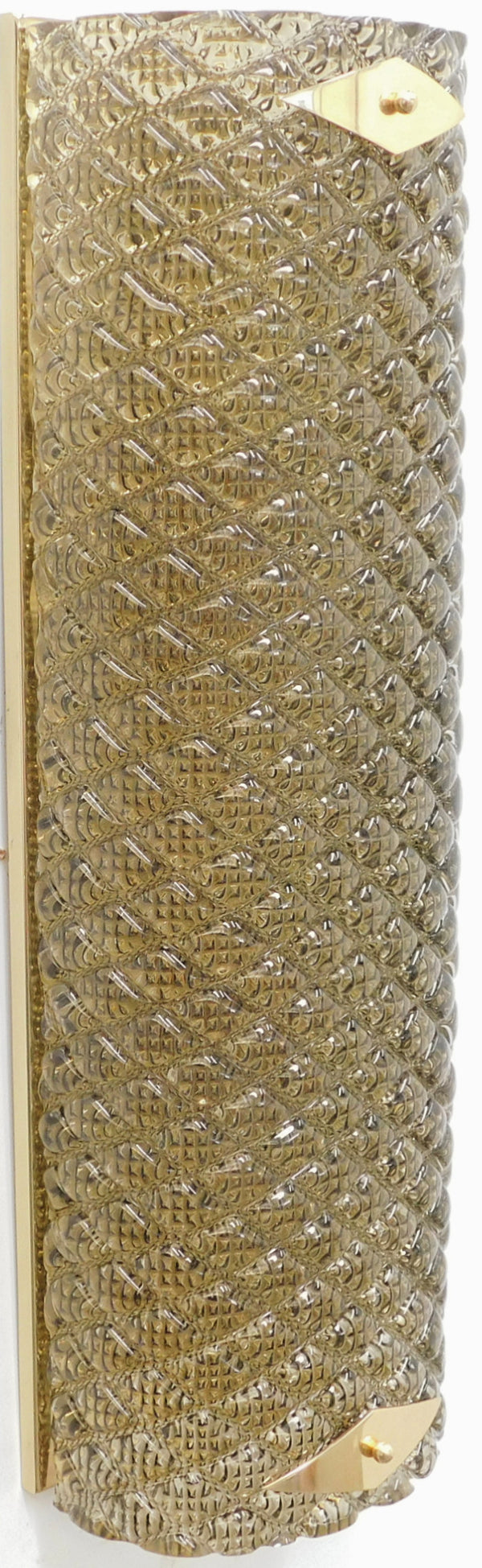 Set of Four Diamante Murano Sconces / Made in Italy, 1970's