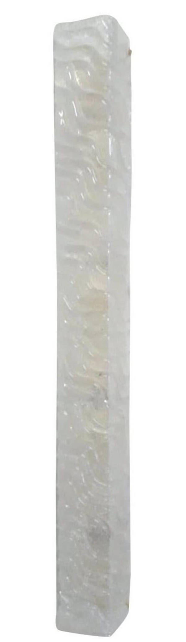 Set of Three Long Rectangular Canale Sconces by Barovier e Toso. Italy, 1960's.