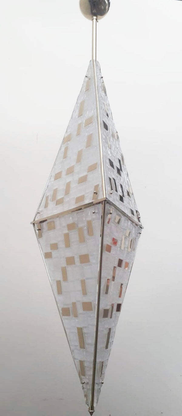 Limited Edition Pair Murano Glass Luxor Lanterns Exclusively by Gianluca Fontana