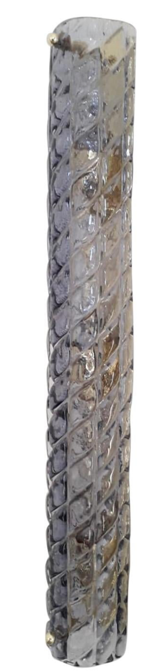 Set of Five Canale Murano Glass Sconces by Barovier e Toso. Italy, 1960's