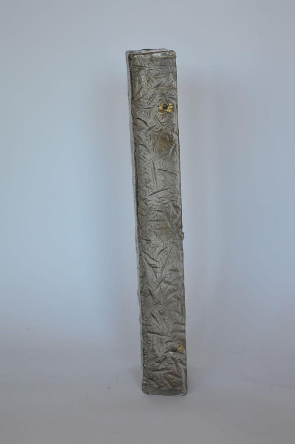 Set of Three Smoky Murano Glass Sconces Designed by Mazzega, Italy, 1960's.