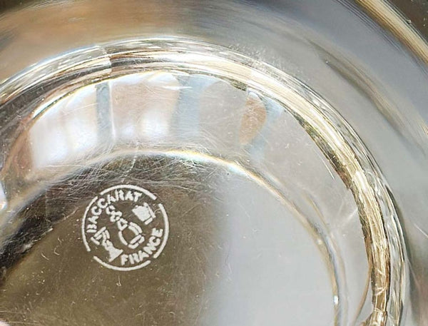 Cut Crystal & Gold-Plated Gilt Metal Baccarat Ice Bucket