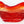 Load image into Gallery viewer, Vintage Red Murano Ruffled Glass Bowl by Camozzo