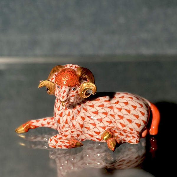 Set of Four Herend Hungary Porcelain Animal Figurines