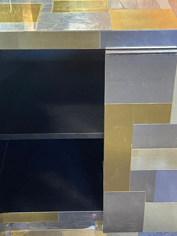 Signed Paul Evans for Directional 'Cityscape' PE 200 Sideboard, Circa 1975.