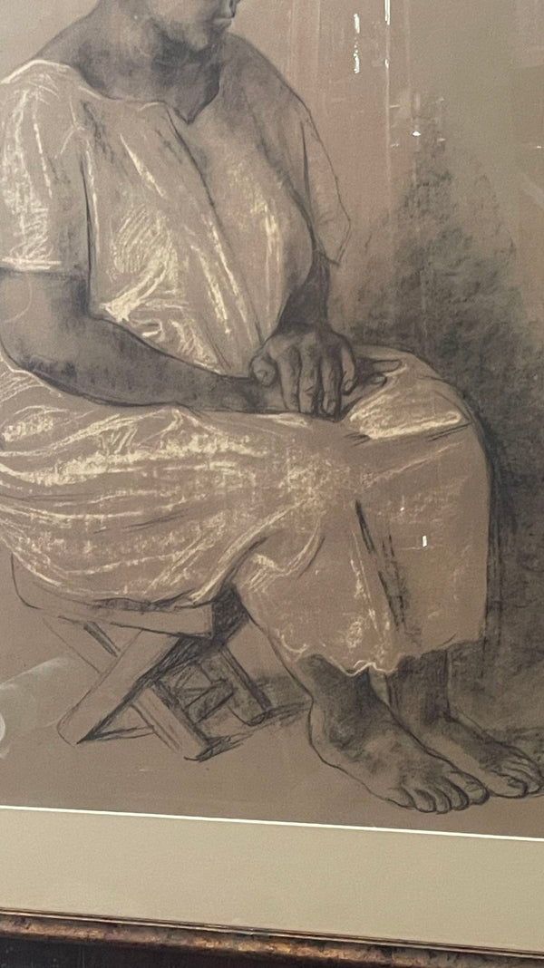 Francisco Zúñiga Offset Reproduction Part of 20 Drawings Portfolio, Martha 1974.