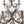 Load image into Gallery viewer, Pair of French Silver Leaf Wrought Iron Chandeliers w/ Rock Crystal–20th Century