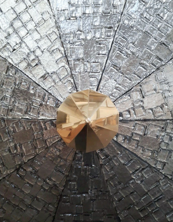 Limited Edition Luxor Murano Glass Flush Mount by Gianluca Fontana Italy, 21st C