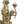 Load image into Gallery viewer, Pair of French Gilt Bronze Figural Four-Light Sconces, Late 19th Century.
