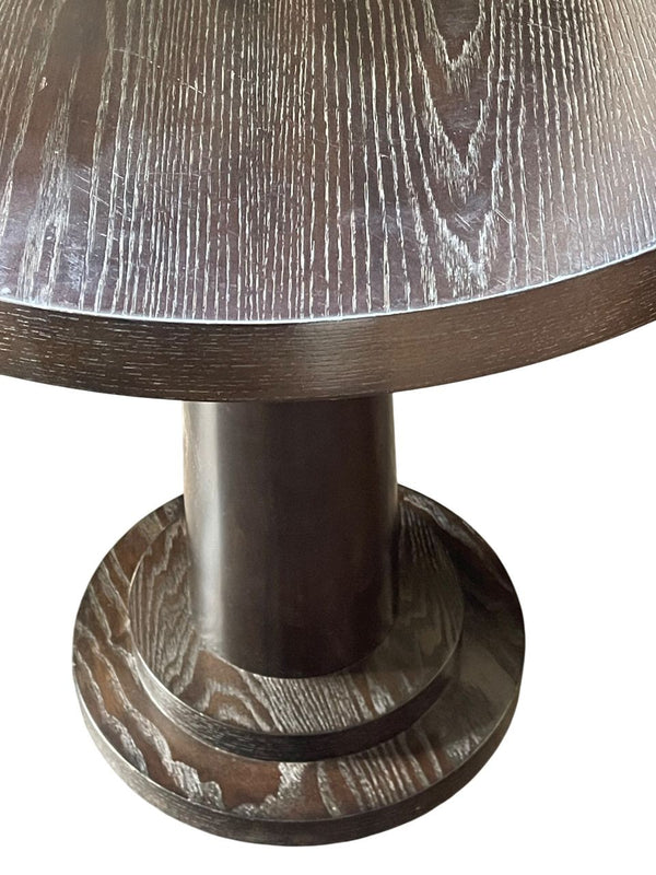 Pair of Round End Tables by Bernhardt, U.S.A. Late 20th Century.