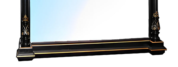 Oversized Ebonized Renaissance Revival Mirror by Herter Brothers, U.S.A. c. 1890