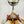 Load image into Gallery viewer, Vintage Italian Pendant with Clear & Amber Murano Glass by Mazzega