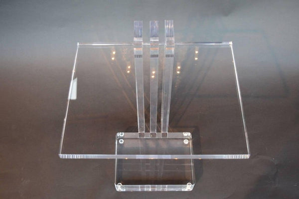 Pair of Acrylic Side Tables Designed by Les Prismatiques. U.S.A 1970's.