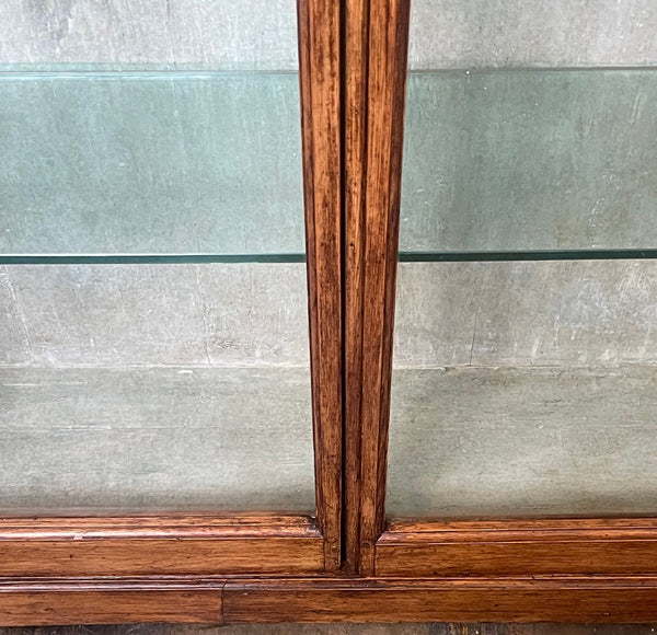 French Wood & Glass Display Cabinet, 20th Century.