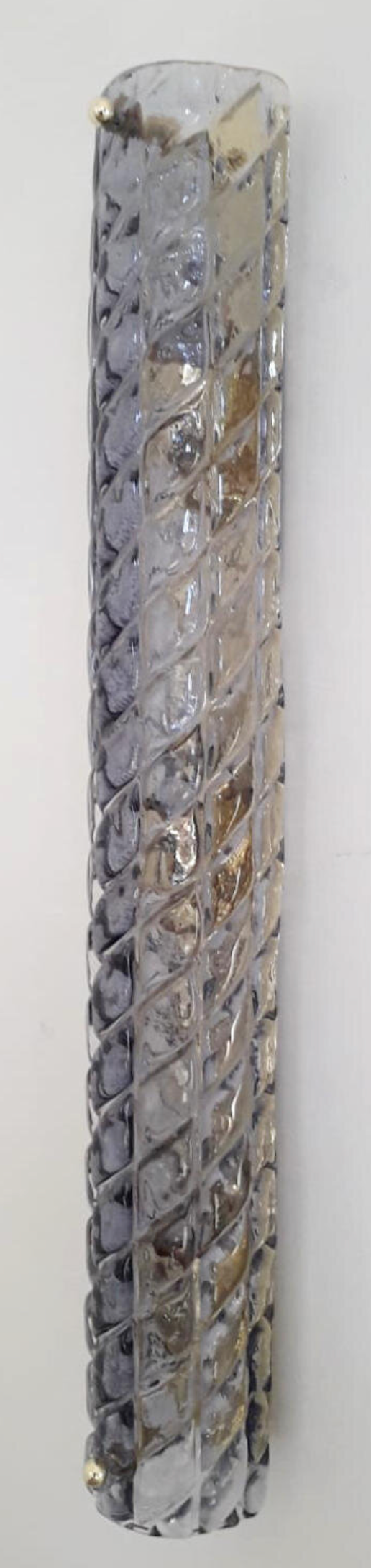 Set of Five Canale Murano Glass Sconces by Barovier e Toso. Italy, 1960's