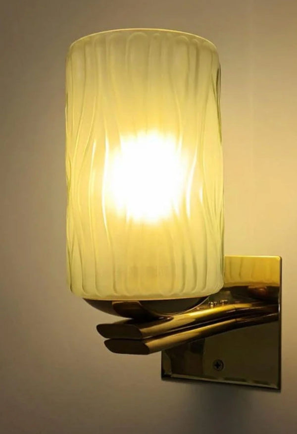 Set of Eight Smoky Textured Murano Sconces by Barovier e Toso. Italy, 1950's.