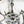 Load image into Gallery viewer, Vintage Italian Chandelier w/ Chrome & Murano Glass by Sciolari