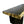 Load image into Gallery viewer, Luxurious Modern Console Table with Black Resin & Brass Details, U.S.A. 21st C.