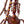 Load image into Gallery viewer, 1950's Turkish Hand-Carved Wooden 6-Arm Chandelier Beaded & Hand-Painted