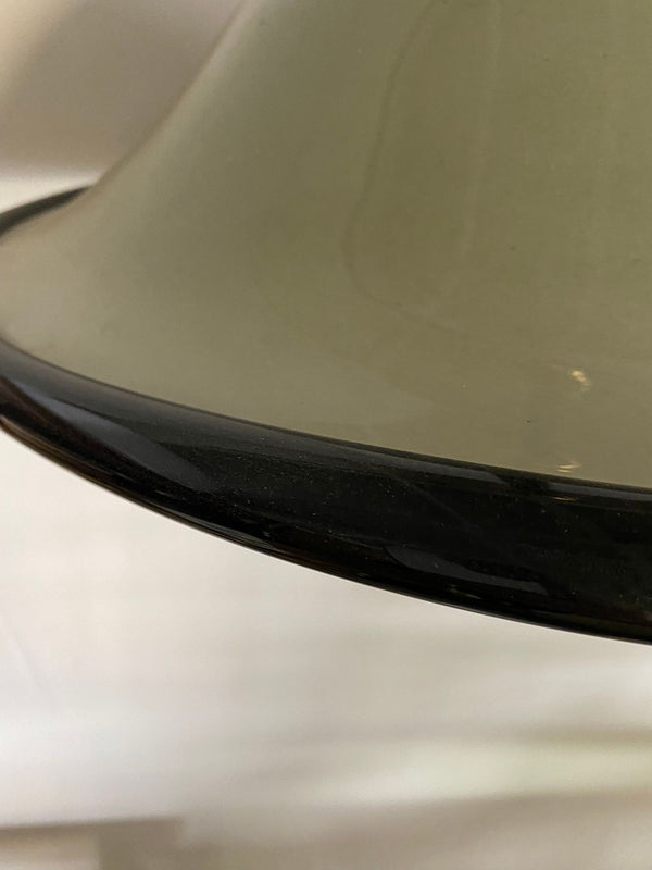 Set of Three "Sombrero" Murano Glass Chandeliers by Barovier e Toso, Italy 1970s