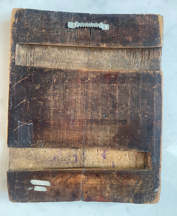 19th C. Russian Icon Depicting St. Zossima & St. Savaati of Solovetsk