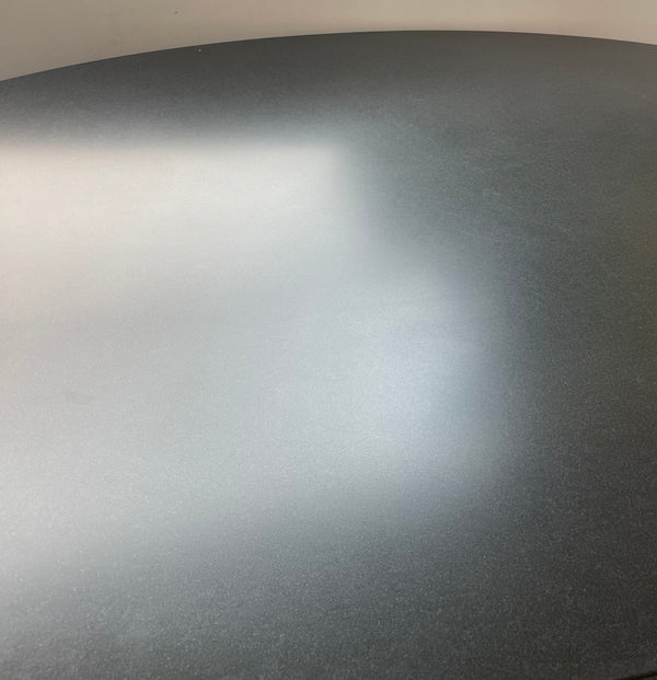 Julian Chichester Dakota Oval Table w/ Metal Base & Marble Top. England, 1990's.