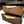 Load image into Gallery viewer, MCM Executive Walnut Desk with Brass & Cane Details. Denmark, 1960's.