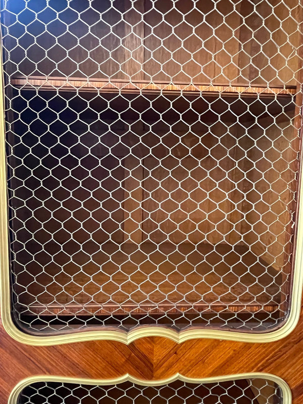 Signed Paul Sormani Bronze-Mounted Three-Door Cabinet / Vitrine, France, 19th C.