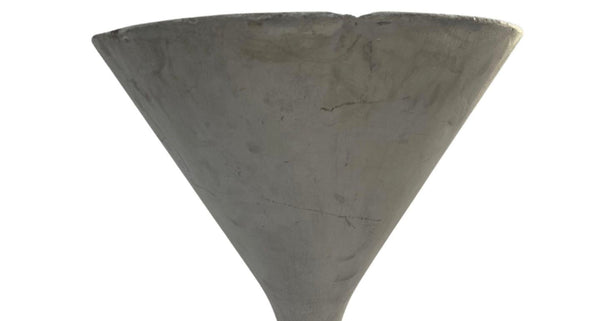 Pair of Willy Guhl for Eternit ‘Diablo’ Concrete Spindle Planters, Circa 1968.