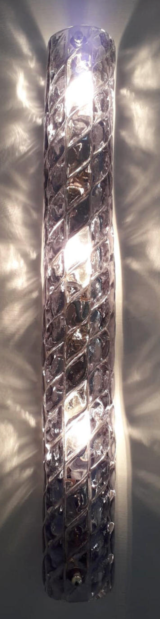 Set of Five Canale Murano Glass Sconces by Barovier e Toso. Italy, 1960's