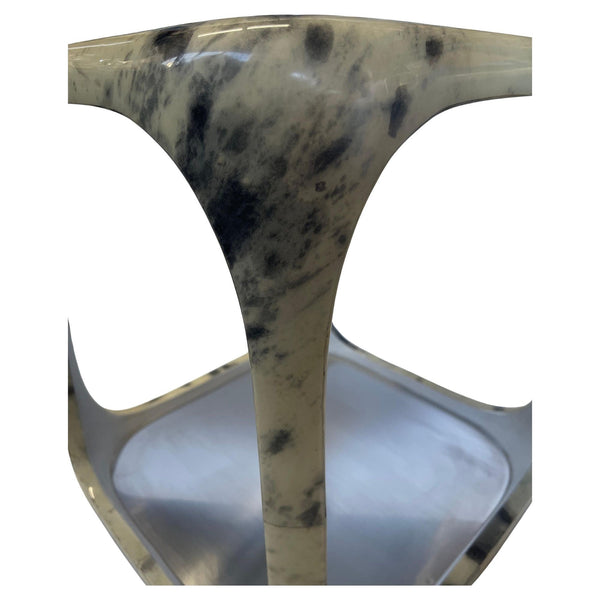 Chic Pair of Parchment Side Tables. Italy, 1970's.