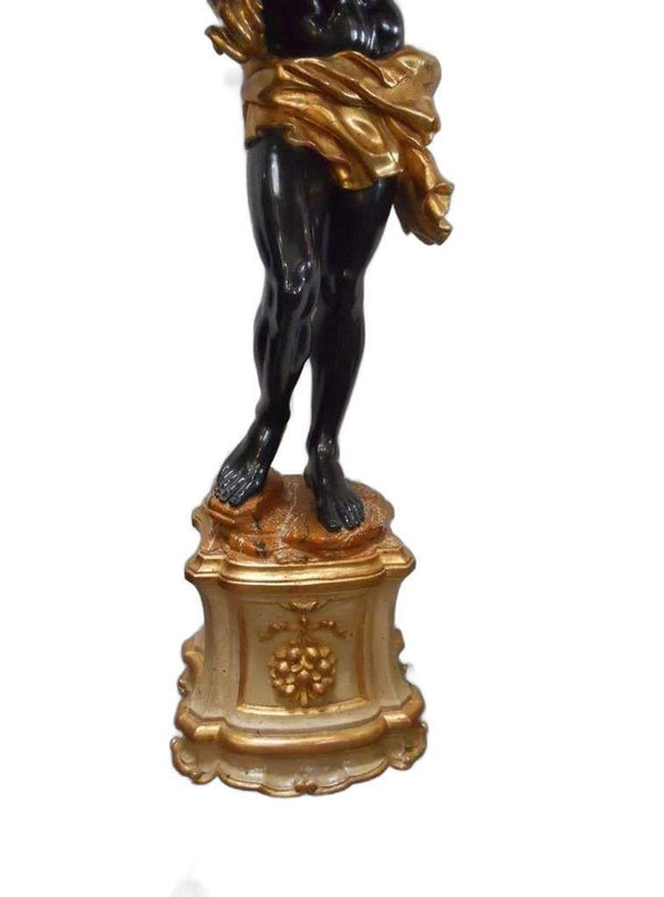Early 20th Century Pair of Venetian Blackamoor Torcheres.