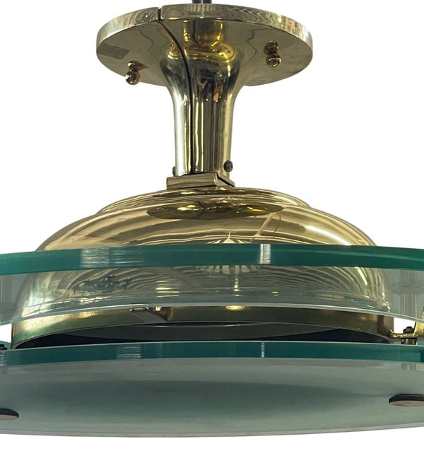 Italian Flush Mount / Pendant Attributed to Max Ingrand for Fontana Arte, 1960's