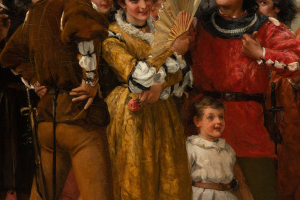 “The Taming of the Shrew” by Frank William Warwick Topham, England, 1879.