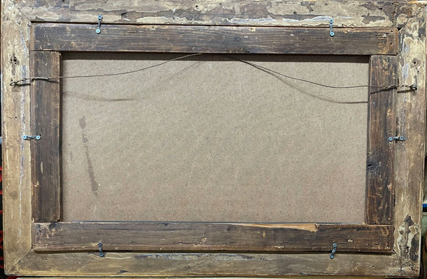 18th C. Painting on Canvas of King James I Visit to Hoghton Tower