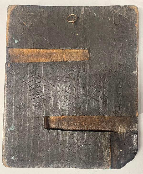 19th Century Russian School Icon with Three Registers