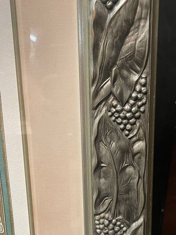 Set of Two Mucha Foundation Art Nouveau Prints "Ivy" and "Laurel" AP 20/50.