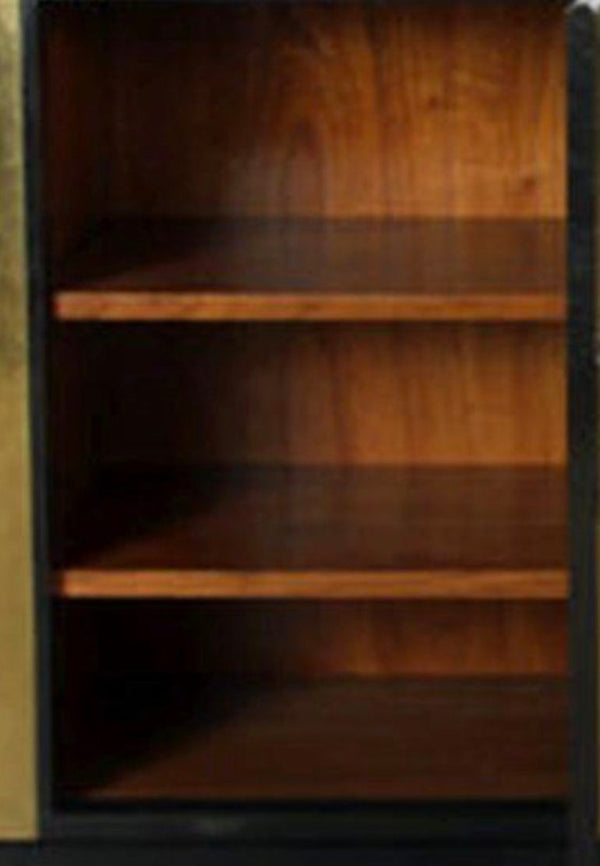 Large Lacquered and Brass-Mounted Credenza by Pierre Cardin. Circa 1960's.