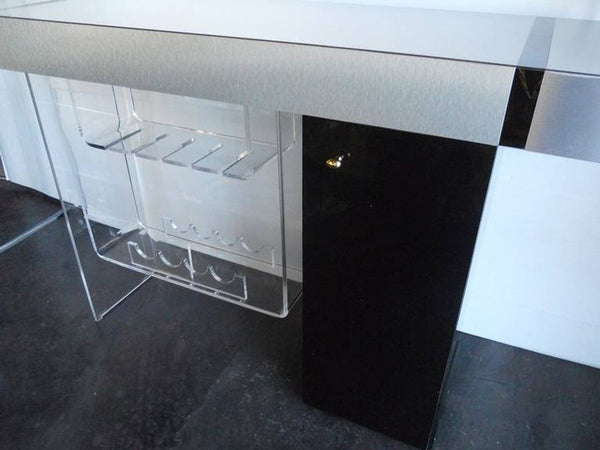 Modernist Lucite Bar Set