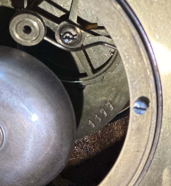 French 19th Century Clock & Candelabra Cherub Set