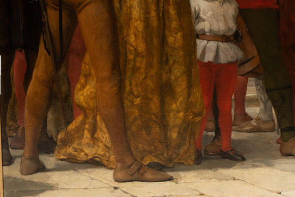 “The Taming of the Shrew” by Frank William Warwick Topham, England, 1879.