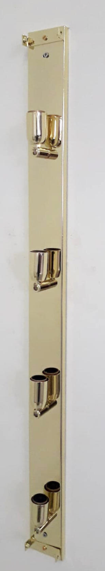 Set of Three Long Rectangular Canale Sconces by Barovier e Toso. Italy, 1960's.