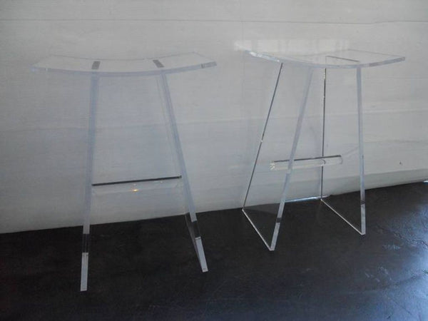 Modernist Lucite Bar Set
